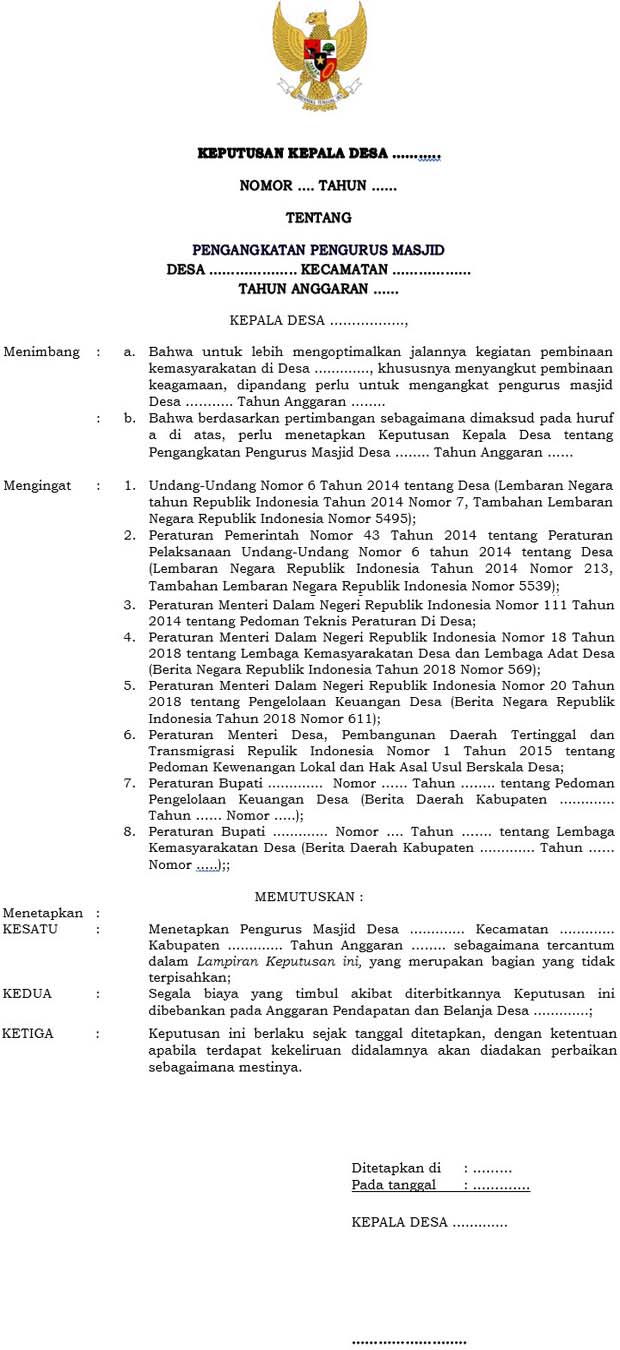 Detail Contoh Sk Pengurus Organisasi Nomer 42