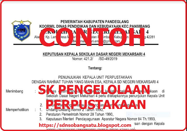 Detail Contoh Sk Penjaga Sekolah Nomer 38