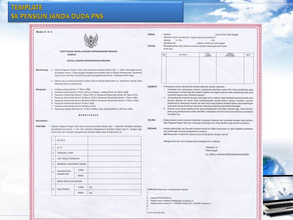 Detail Contoh Sk Pensiun Nomer 2