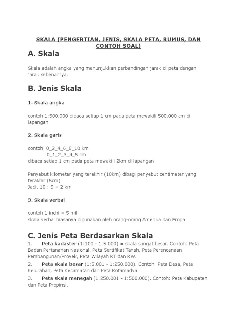 Detail Contoh Skala Garis Nomer 42