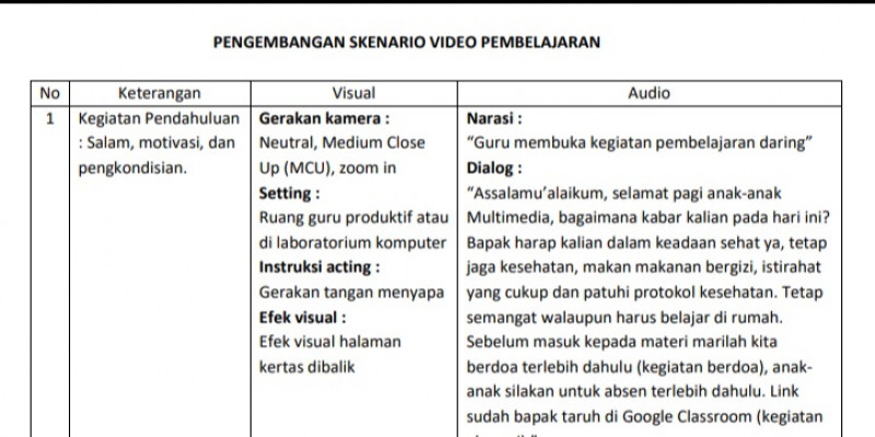 Detail Contoh Skenario Pembelajaran Paud Nomer 17