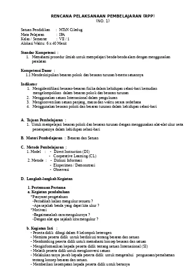 Detail Contoh Skenario Pembelajaran Tematik Terpadu Sd Nomer 41