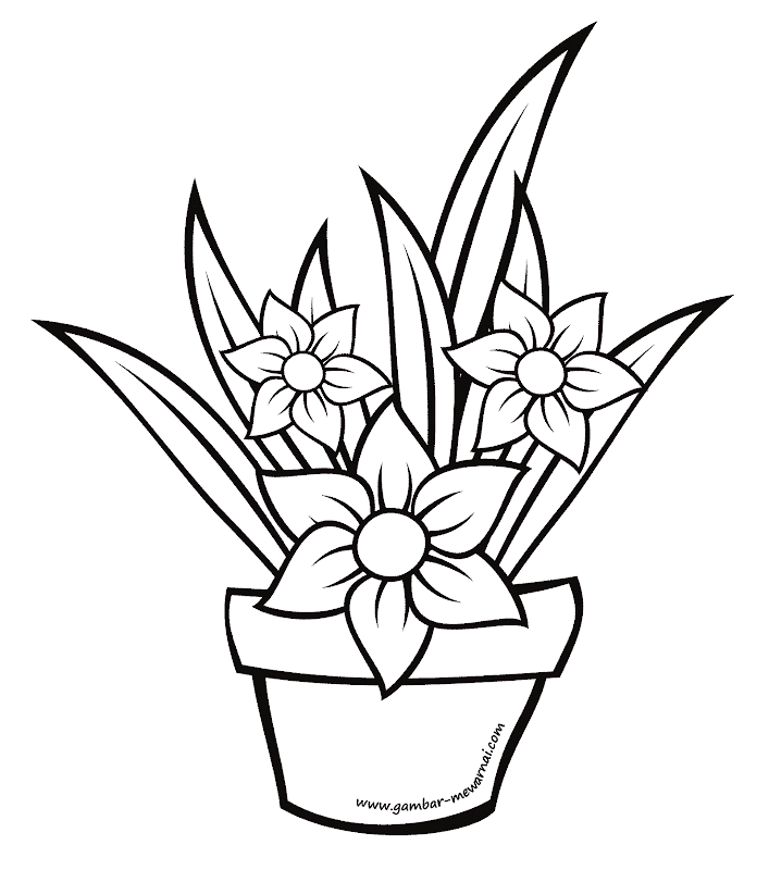 Detail Contoh Sketsa Gambar Bunga Yang Mudah Digambar Nomer 52