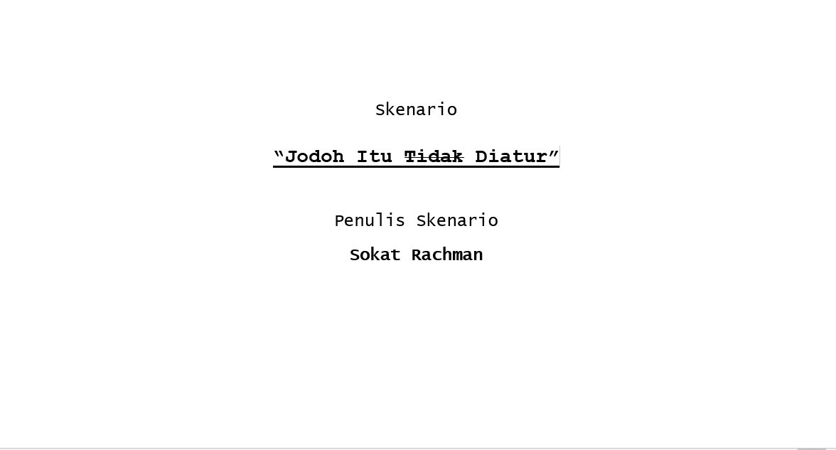 Detail Contoh Skrip Film Pendek Nomer 35