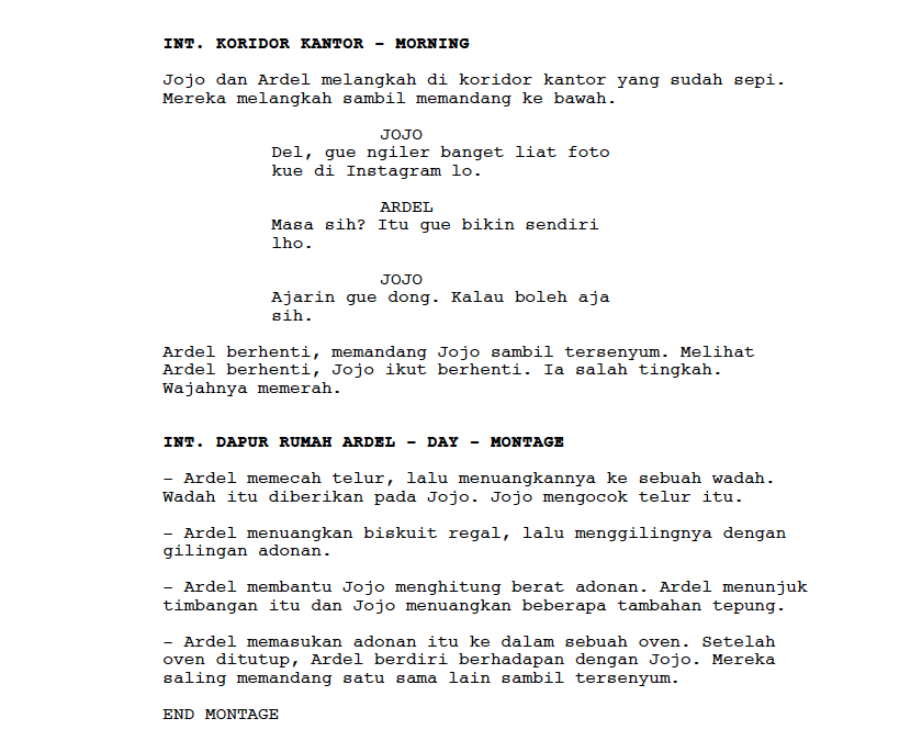 Detail Contoh Skrip Film Pendek Nomer 36