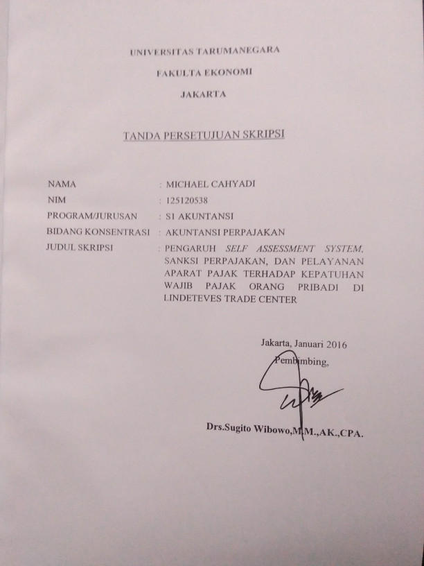 Detail Contoh Skripsi Pajak Nomer 12