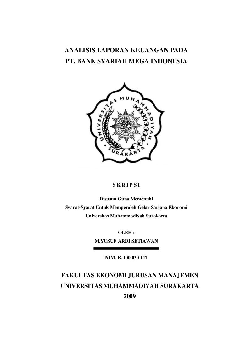 Detail Contoh Skripsi Perbankan Syariah Nomer 9