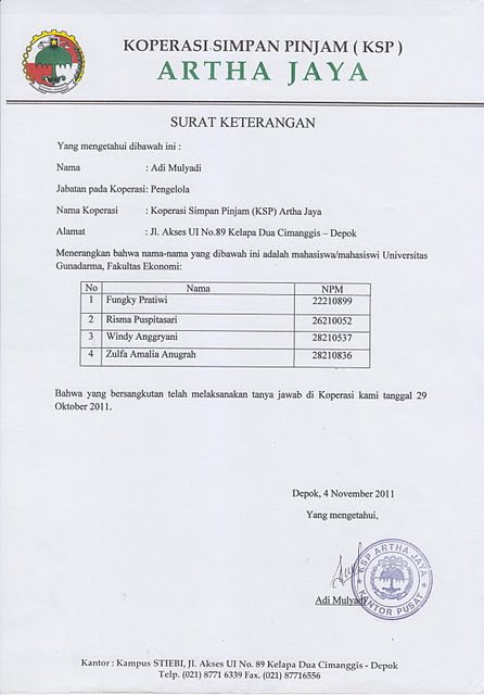 Detail Contoh Slip Gaji Karyawan Koperasi Simpan Pinjam Nomer 9