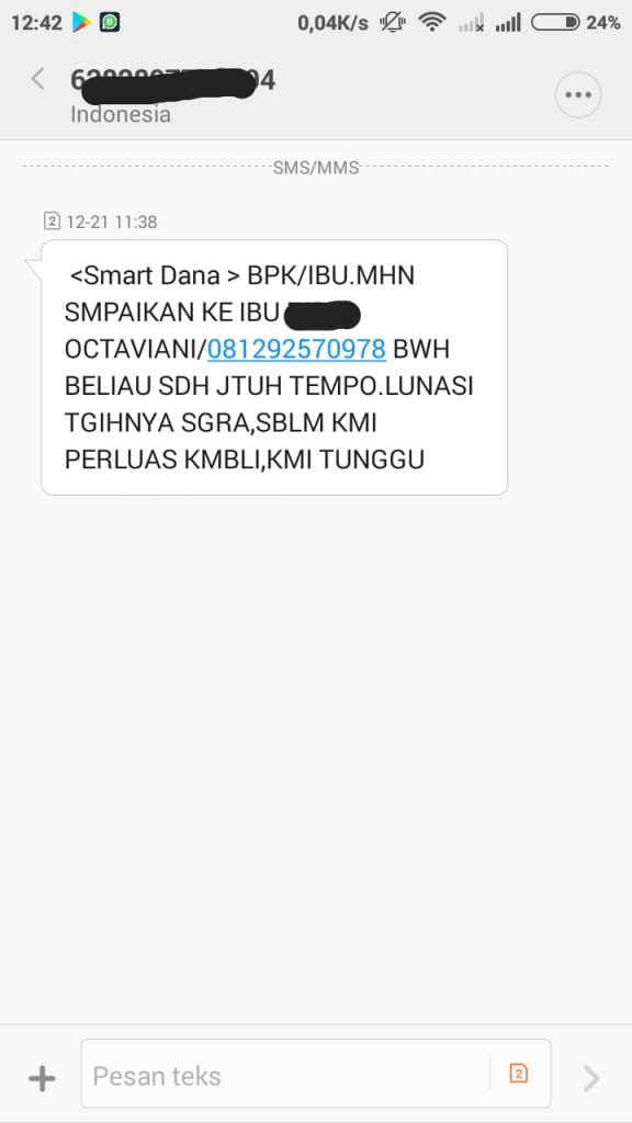 Detail Contoh Sms Ancaman Nomer 35