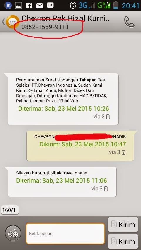 Detail Contoh Sms Panggilan Kerja Nomer 21