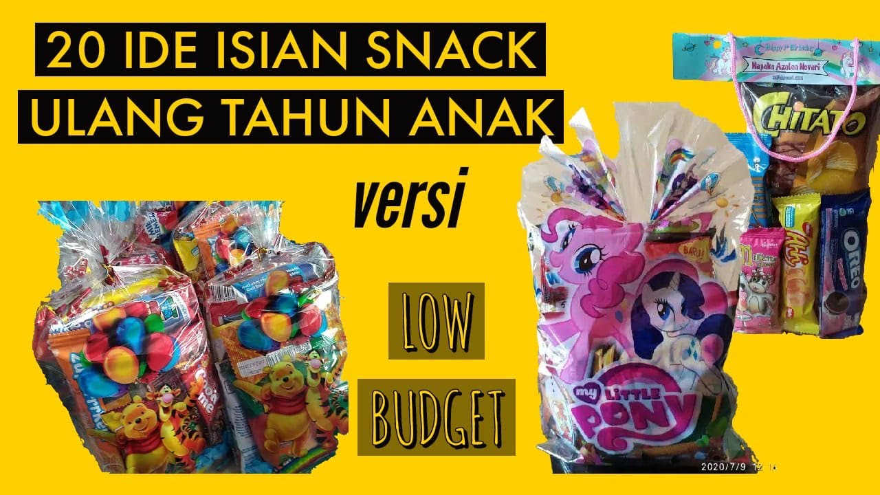 Detail Contoh Snack Ultah Nomer 3