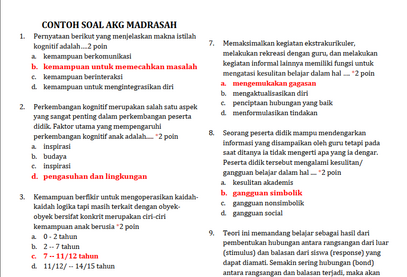 Contoh Soal Akg - KibrisPDR