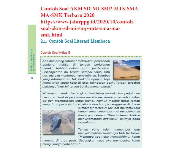 Detail Contoh Soal Akm Smp Nomer 42