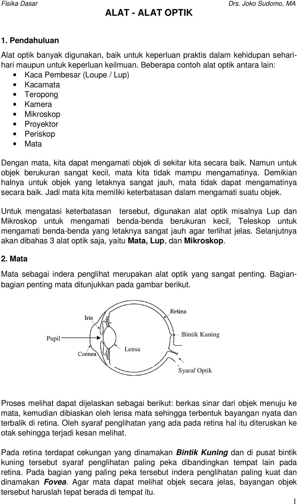 Download Contoh Soal Alat Optik Mata Nomer 24