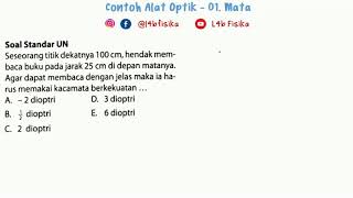 Detail Contoh Soal Alat Optik Mata Nomer 29