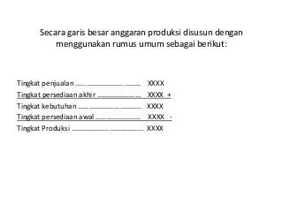 Detail Contoh Soal Anggaran Produksi Nomer 36