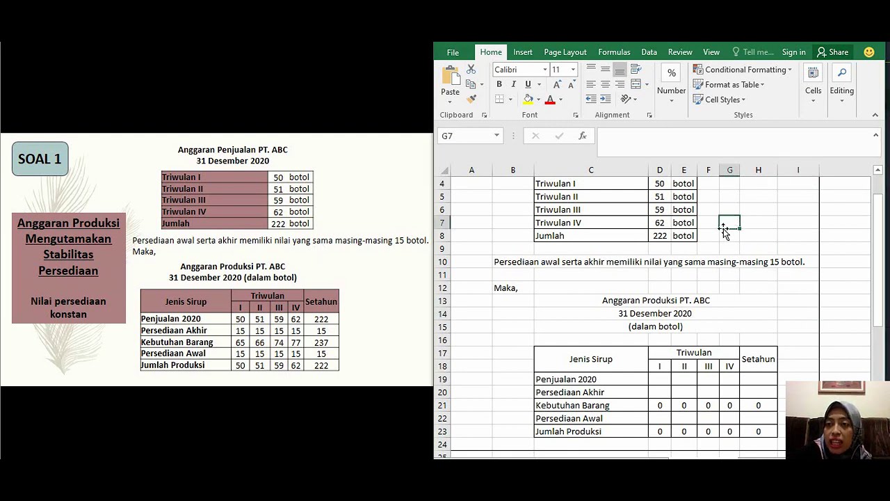 Detail Contoh Soal Anggaran Produksi Nomer 46