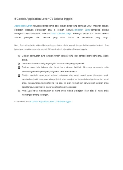 Detail Contoh Soal Application Letter Nomer 33