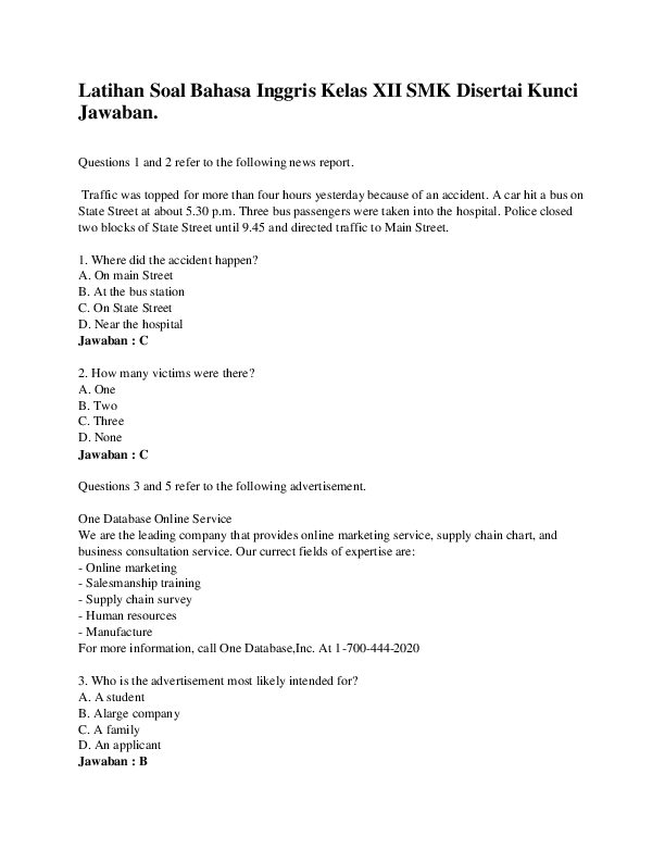 Detail Contoh Soal Application Letter Kelas 12 Nomer 9