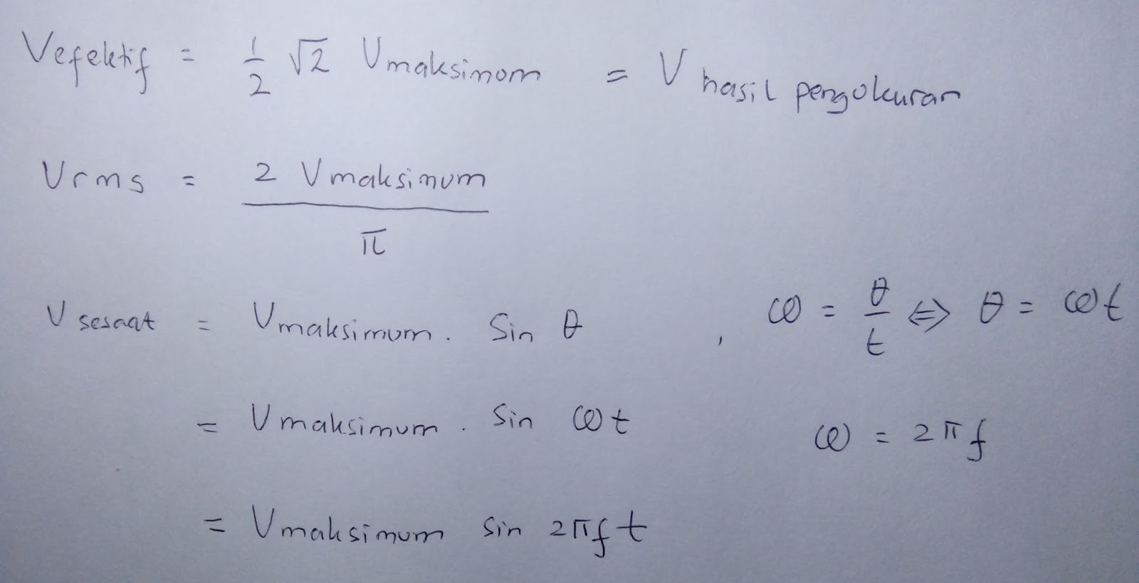 Detail Contoh Soal Arus Bolak Balik Nomer 4