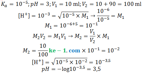 Detail Contoh Soal Asam Lemah Nomer 39