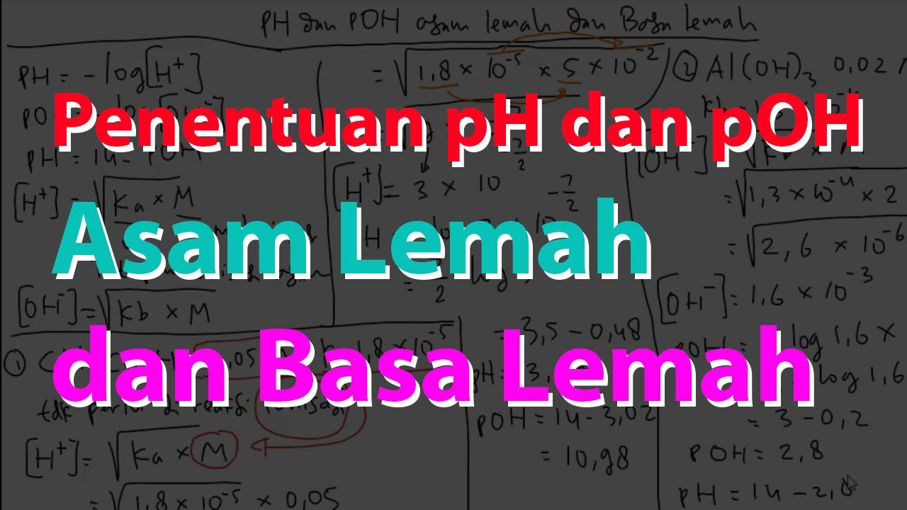 Detail Contoh Soal Asam Lemah Nomer 54