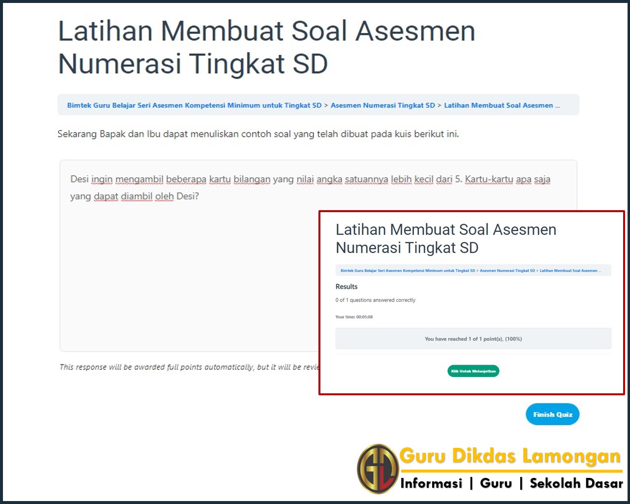 Detail Contoh Soal Asesmen Nomer 39