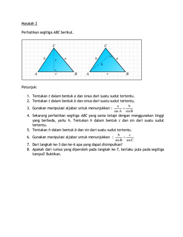 Detail Contoh Soal Aturan Cosinus Nomer 55