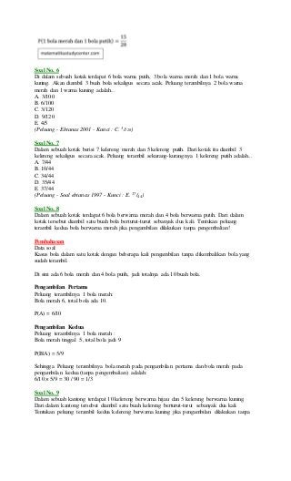 Detail Contoh Soal Aturan Penjumlahan Nomer 12