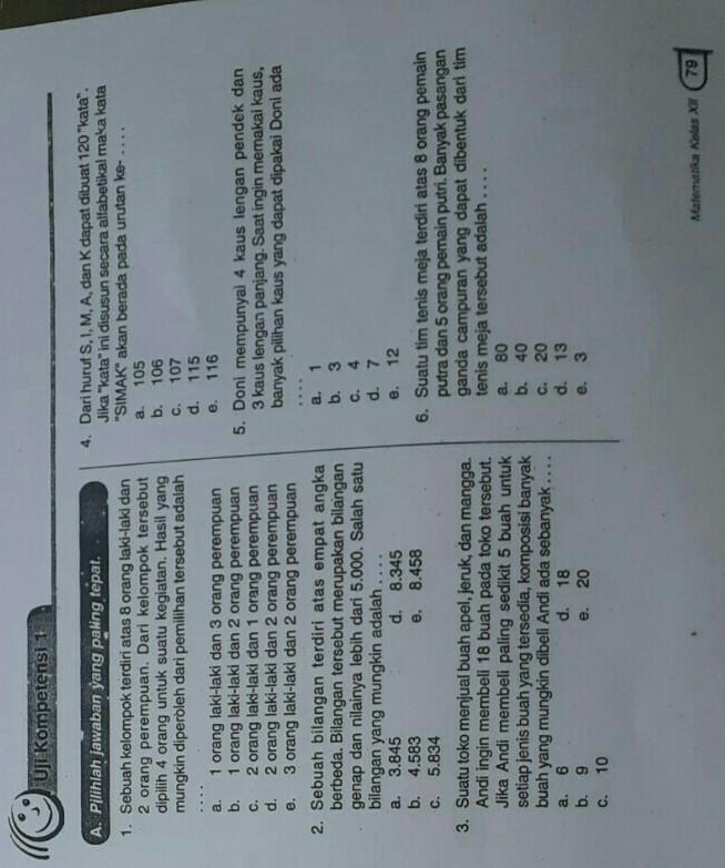 Detail Contoh Soal Aturan Penjumlahan Nomer 40