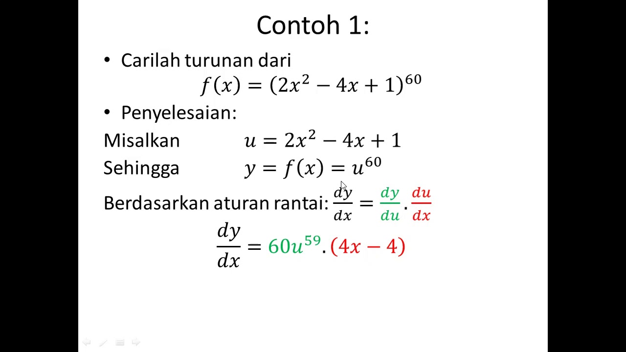 Detail Contoh Soal Aturan Rantai Nomer 5