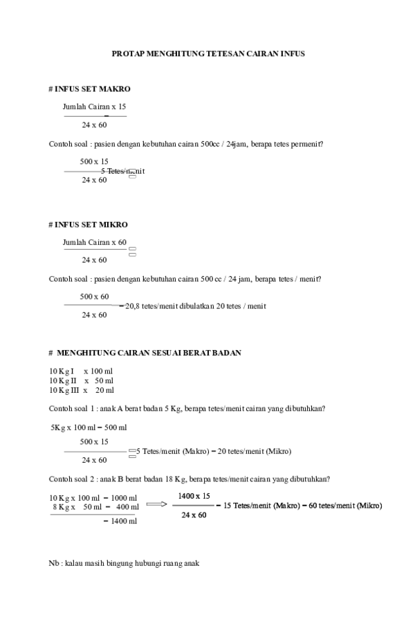 Detail Contoh Soal Balance Cairan Nomer 17