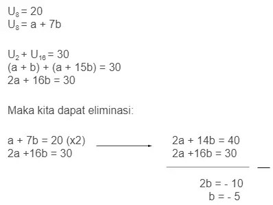 Detail Contoh Soal Baris Dan Deret Nomer 5