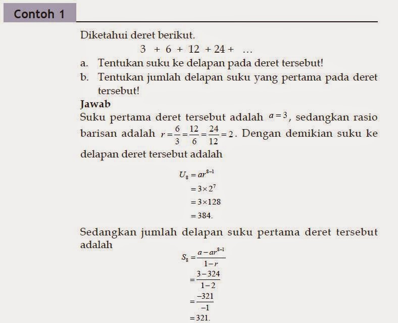 Detail Contoh Soal Barisan Dan Deret Kelas 11 Nomer 22