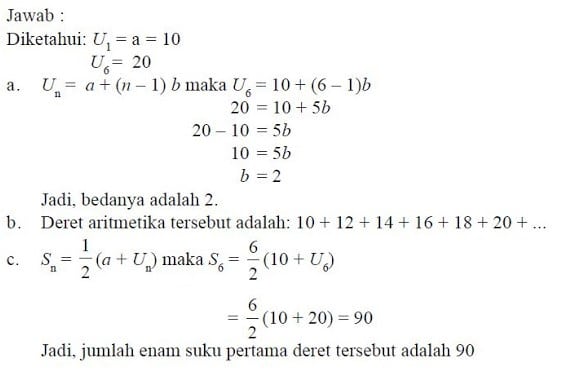 Detail Contoh Soal Barisan Dan Deret Kelas 11 Nomer 38