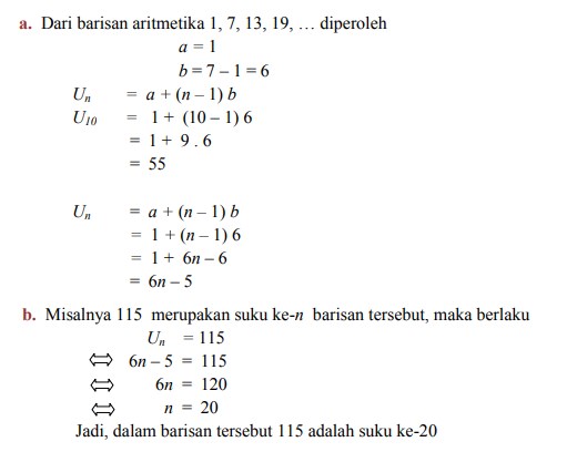 Detail Contoh Soal Barisan Dan Deret Kelas 11 Nomer 5