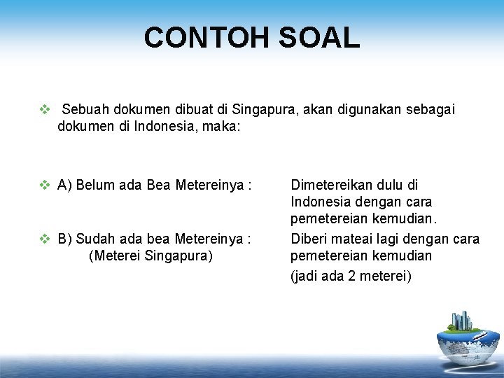 Detail Contoh Soal Bea Materai Nomer 29