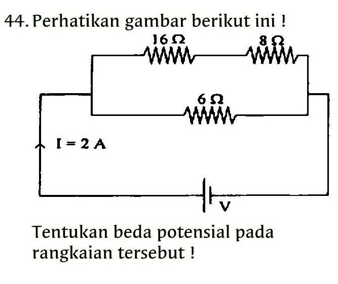 Detail Contoh Soal Beda Potensial Nomer 14