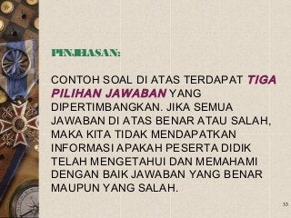 Detail Contoh Soal Benar Salah Nomer 38