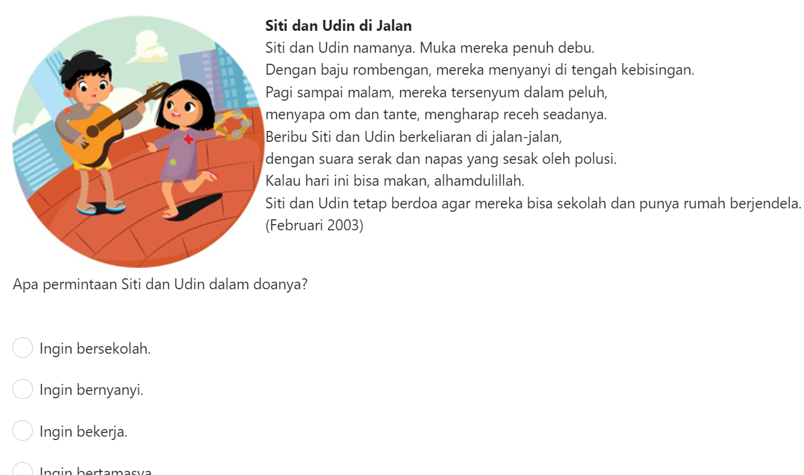 Contoh soal benar salah sd 55 koleksi gambar
