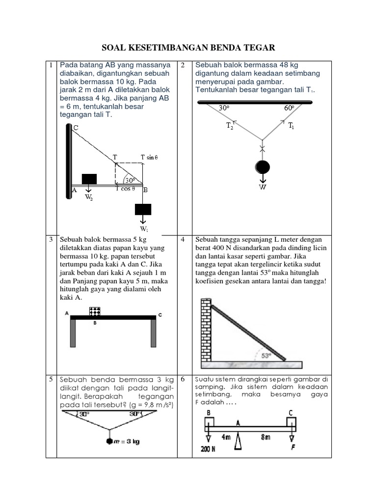 Detail Contoh Soal Benda Tegar Nomer 17