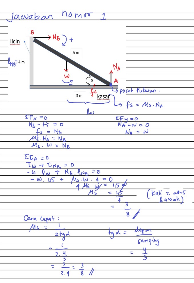 Detail Contoh Soal Benda Tegar Nomer 46