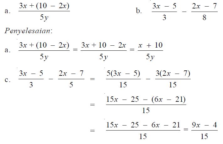Detail Contoh Soal Bentuk Aljabar Nomer 49