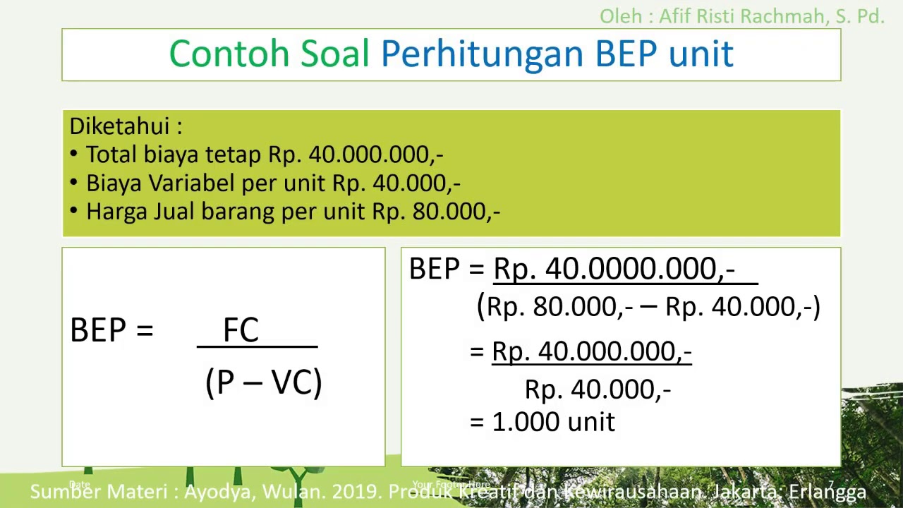 Detail Contoh Soal Bep Nomer 2