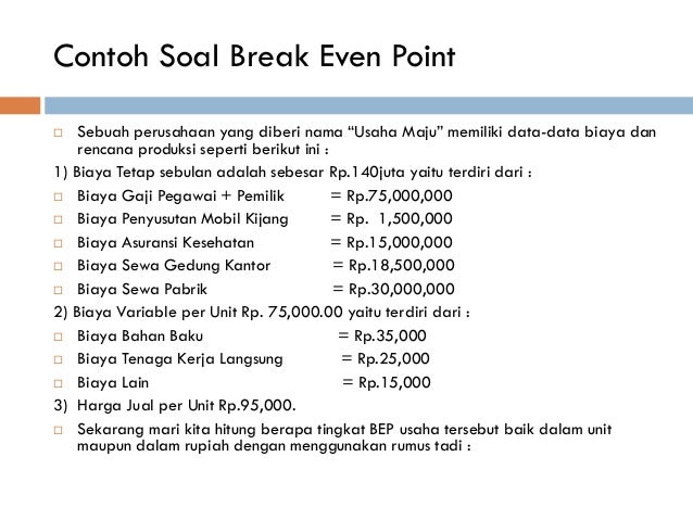 Detail Contoh Soal Bep Nomer 19