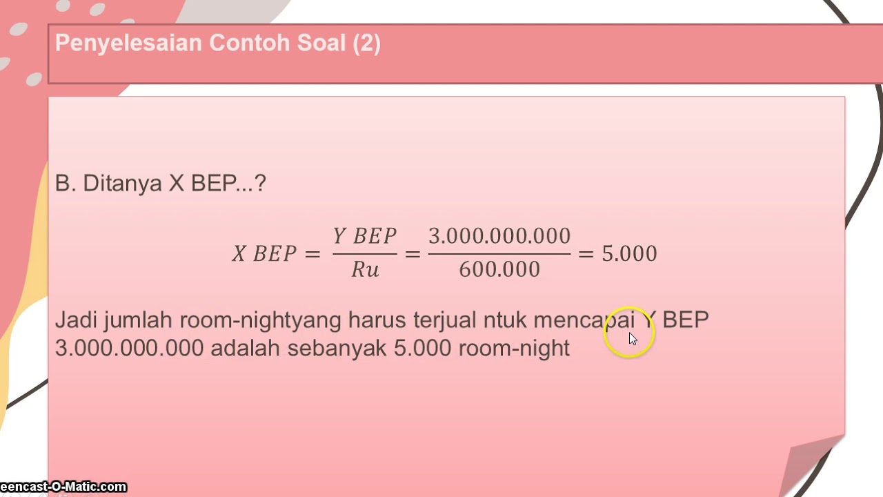 Detail Contoh Soal Bep Nomer 54