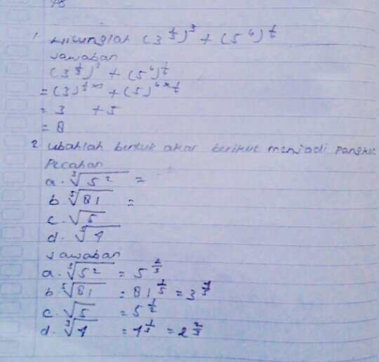 Detail Contoh Soal Berpangkat Nomer 41