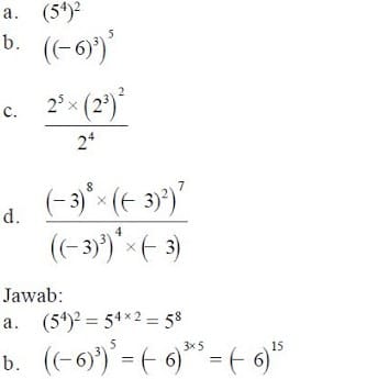 Detail Contoh Soal Bilangan Berpangkat Nomer 6