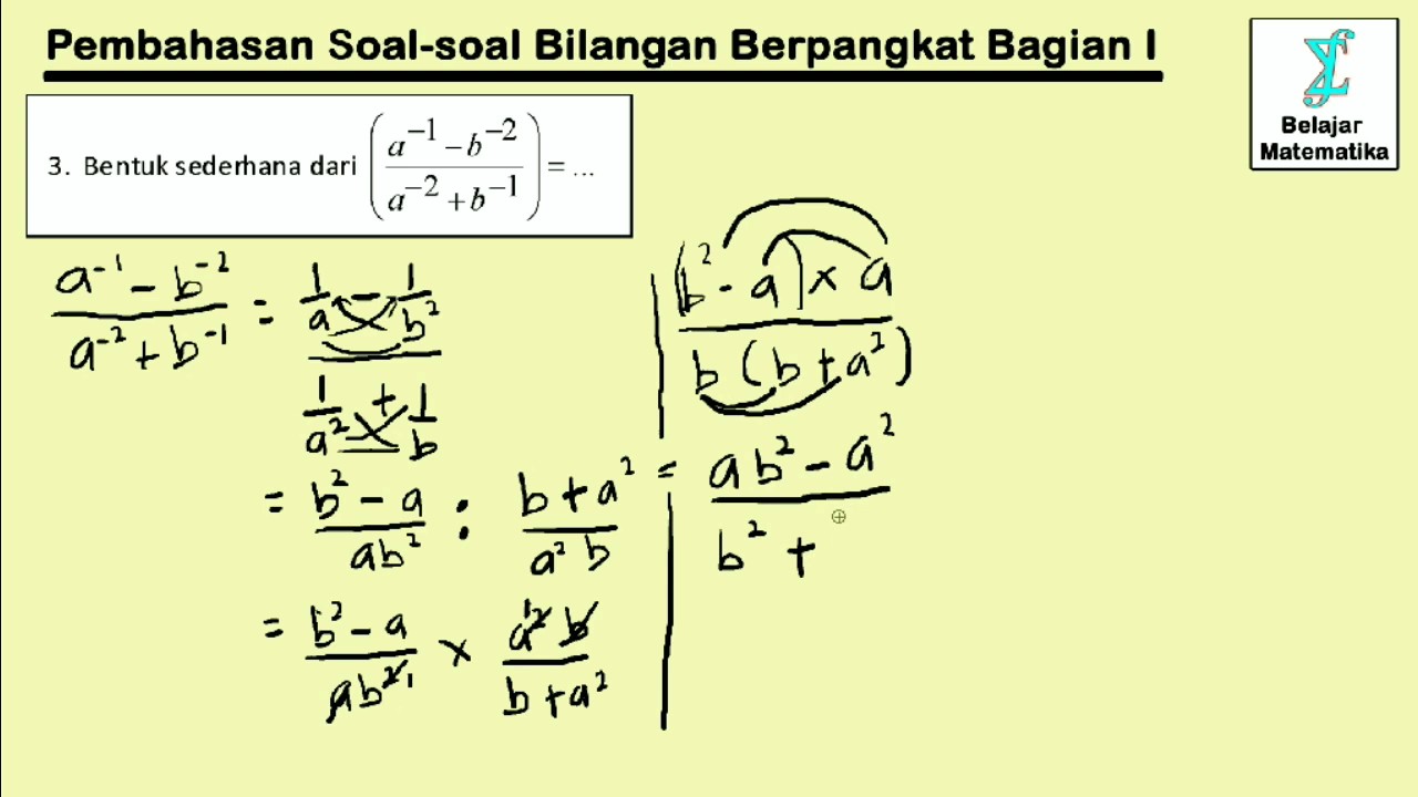 Detail Contoh Soal Bilangan Berpangkat Nomer 48