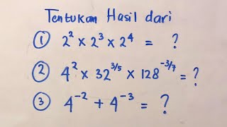 Detail Contoh Soal Bilangan Berpangkat Kelas 7 Nomer 35